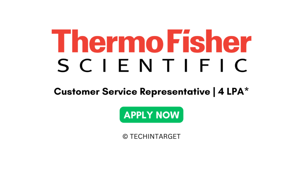 Thermo FIsher Customer Service Representative